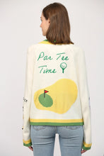 Load image into Gallery viewer, Golf Embroidered Cardigan