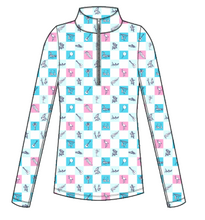 Load image into Gallery viewer, Jake Owen Check Flamingo 1/4 Zip