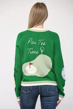 Load image into Gallery viewer, Golf Embroidered Cardigan
