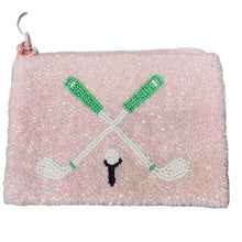 Load image into Gallery viewer, Beaded Sports Coin Pouch
