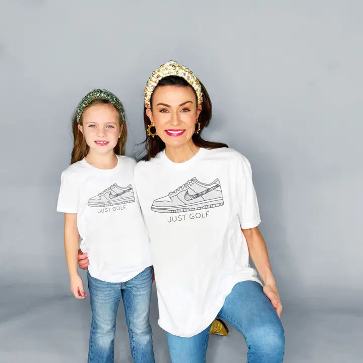 Girls Youth Swoosh Tee