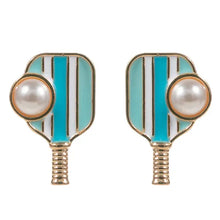Load image into Gallery viewer, Stud Earring Pickle/Tennis
