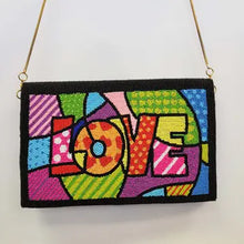 Load image into Gallery viewer, Beaded Clutch Bag

