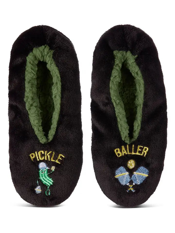 Pickleball Sherpa Slippers