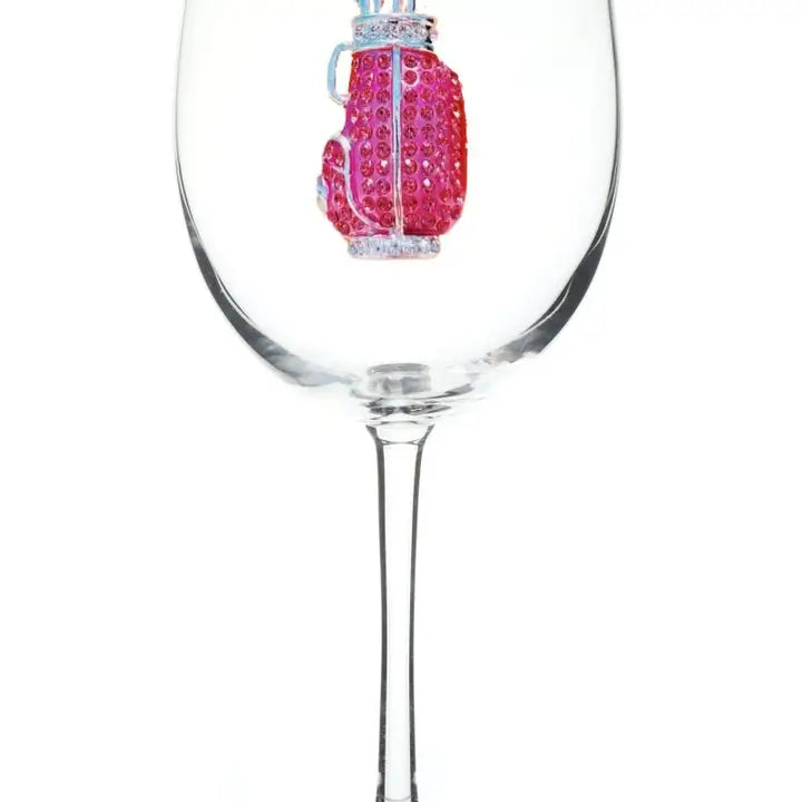 Jeweled Wine Glass Stem  IN MOTION