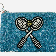 Load image into Gallery viewer, Beaded Sports Coin Pouch
