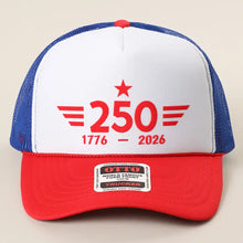 Load image into Gallery viewer, 250 USA Trucker Hat
