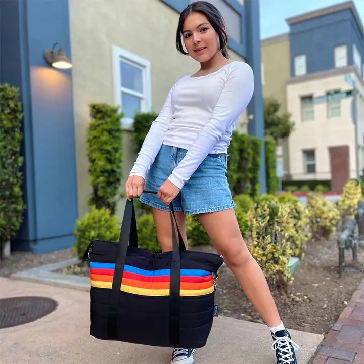 Retro Puffer Tote