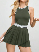 Load image into Gallery viewer, Retro Pleat Tennis Dress
