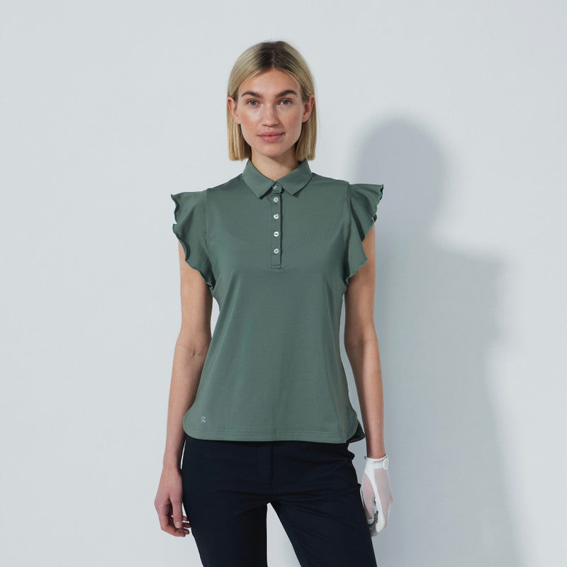 Daily Sleeveless Ruffle Polo
