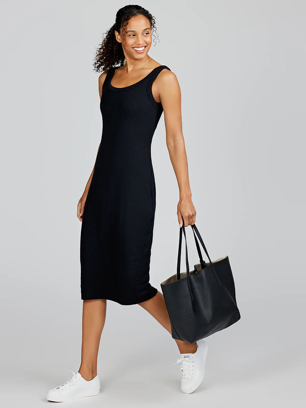 Tasc Rib Midi Dress