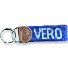 Load image into Gallery viewer, Needlepoint VERO Key Fob
