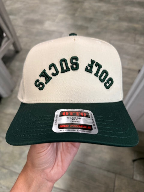 GOLF SUCKS Upside Down Hat