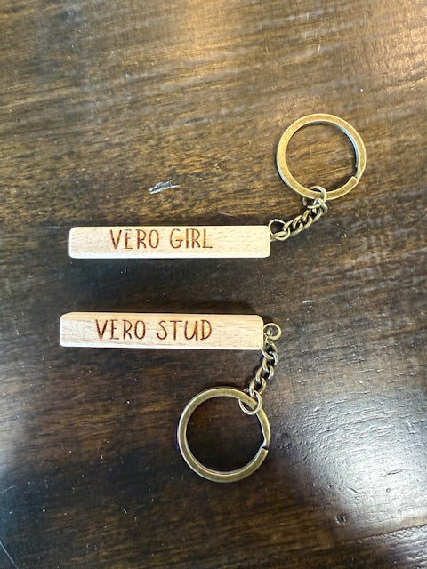 Vero Wood Keychain