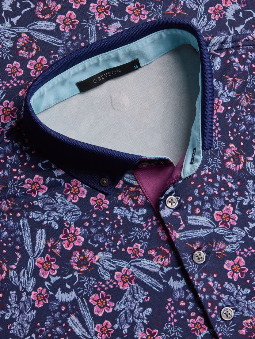 Greyson Desert Floral Polo