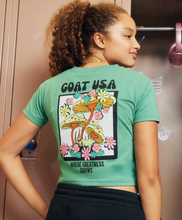 Load image into Gallery viewer, GOAT Girls Crop Tee
