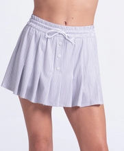 Load image into Gallery viewer, Lucky in Love Pinstripe Skirt
