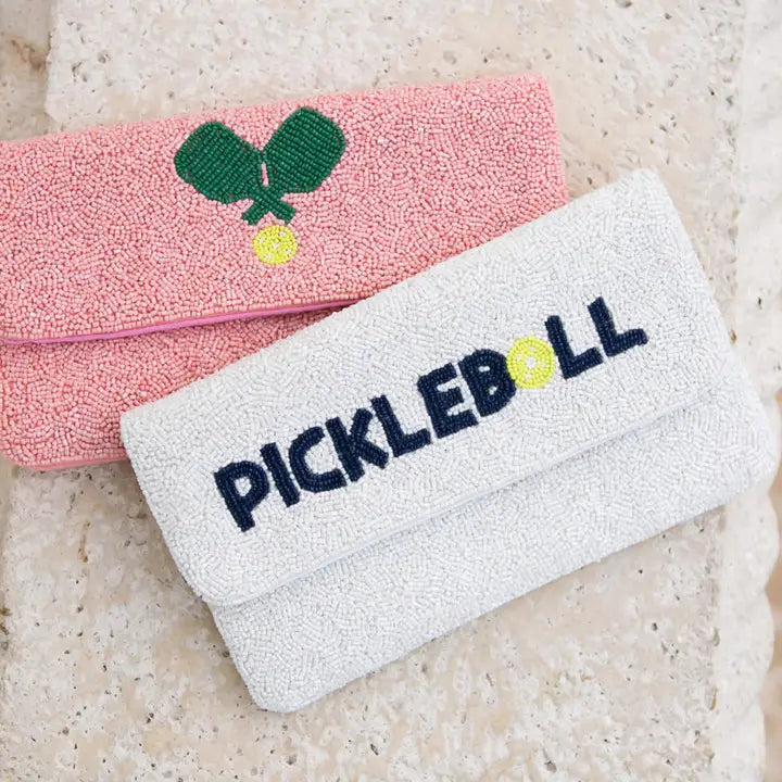 Beaded Pickleball Clutch