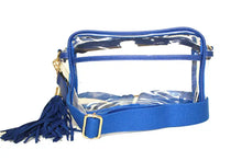 Load image into Gallery viewer, Clear Tassel Crossbody
