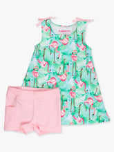 Load image into Gallery viewer, Girls Rufflebutts Dress w/ Shorts
