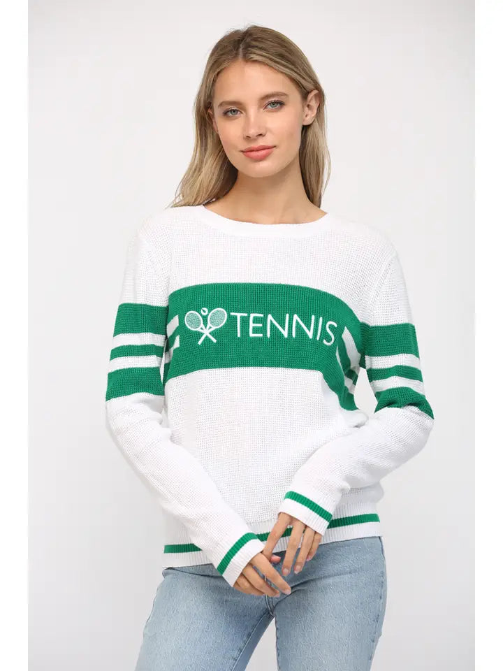 Tennis Colorblock Sweater