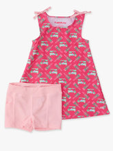 Load image into Gallery viewer, Girls Rufflebutts Dress w/ Shorts
