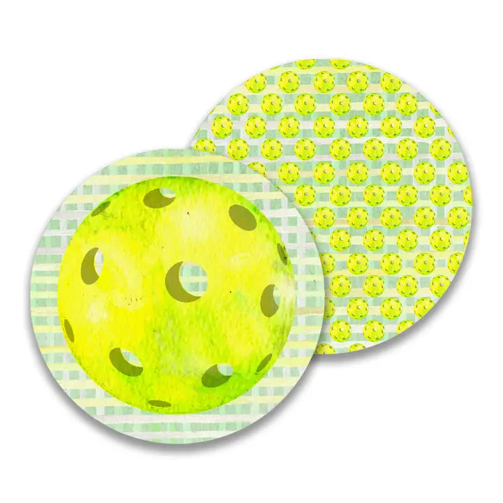 Pickleball Coaster Set
