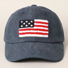 Load image into Gallery viewer, Chenille Patch Flag Hat
