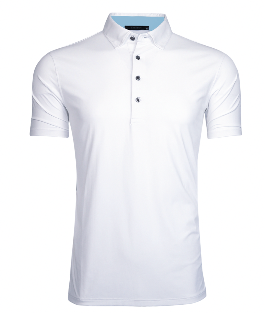 Greyson Men's White Polo